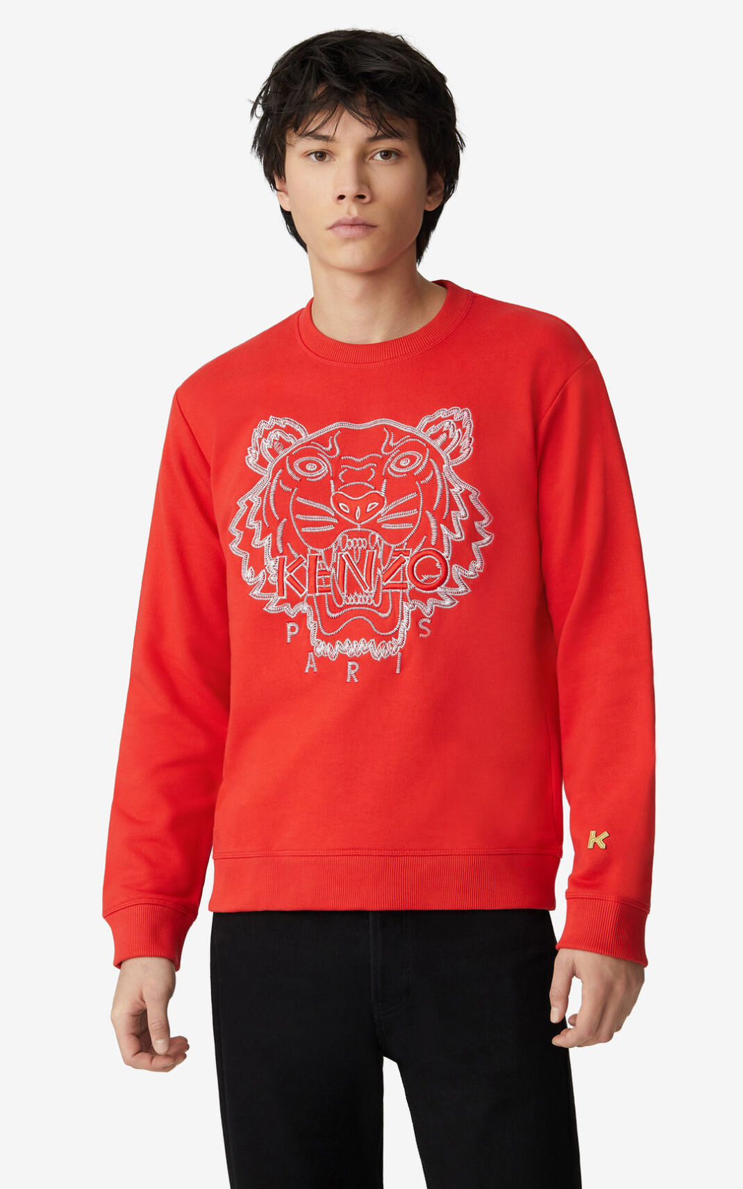 Kenzo Tiger Sweatshirt Herre - Rød DK-024337